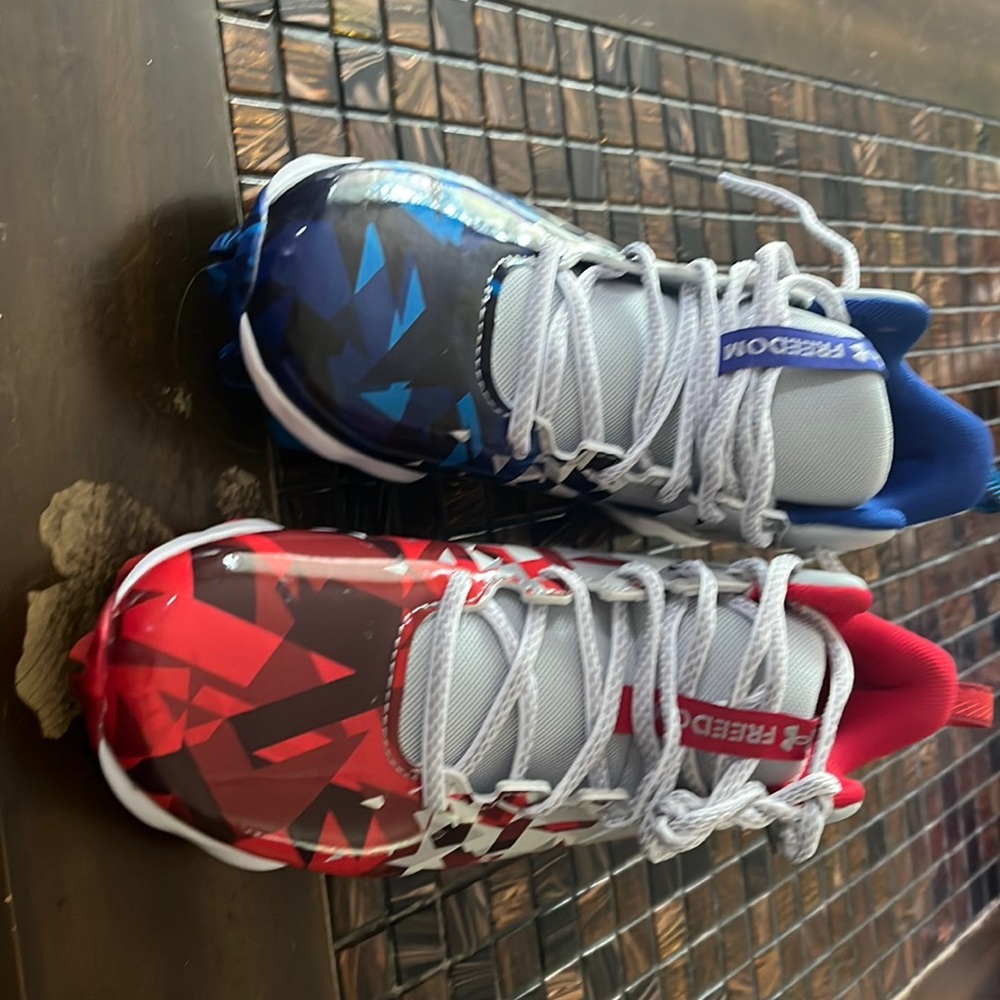 Youth football cleats.